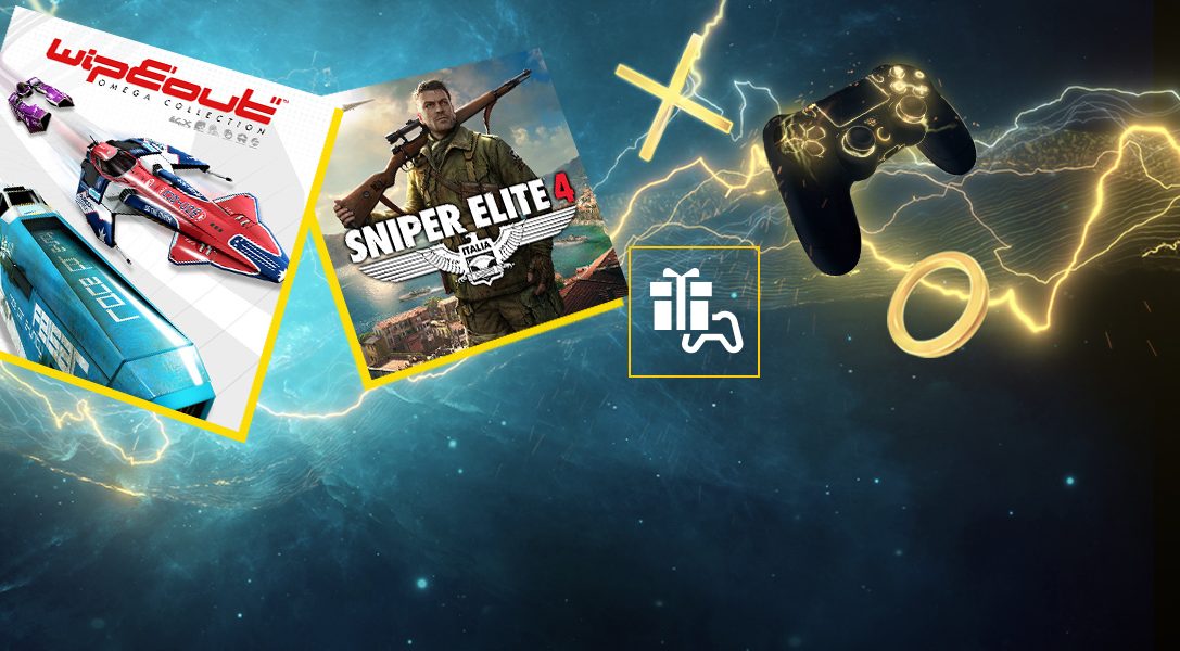 Август в PlayStation Plus: WipEout Omega Collection и Sniper Elite 4