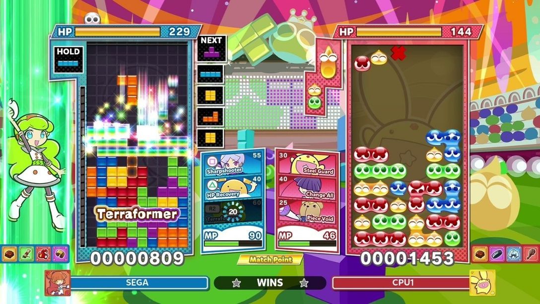 Погрузитесь в режим Skill Battle в игре Puyo Puyo Tetris 2