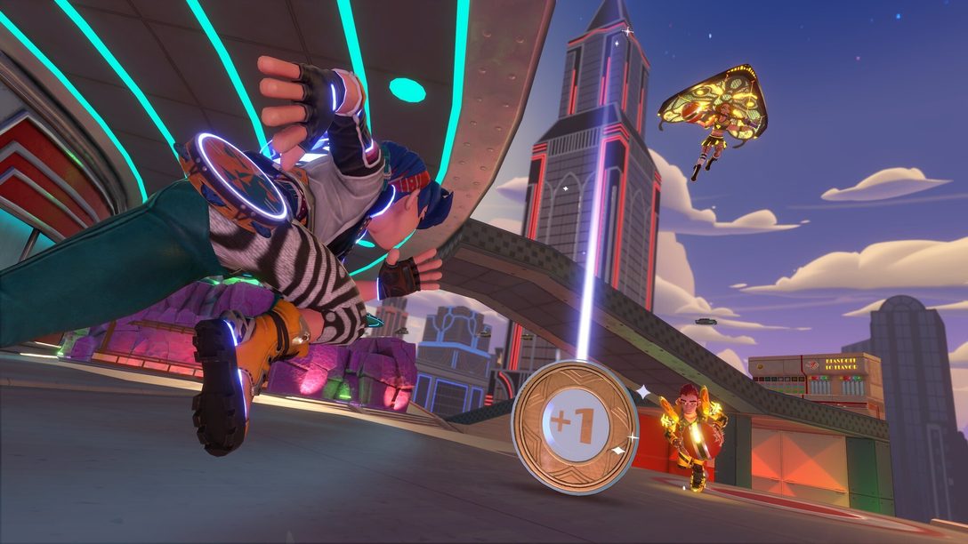 Поспешите на поезд на карте Jukebox Junction в игре Knockout City!